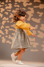 Sidewalk Picnic Pinafore Dress Set