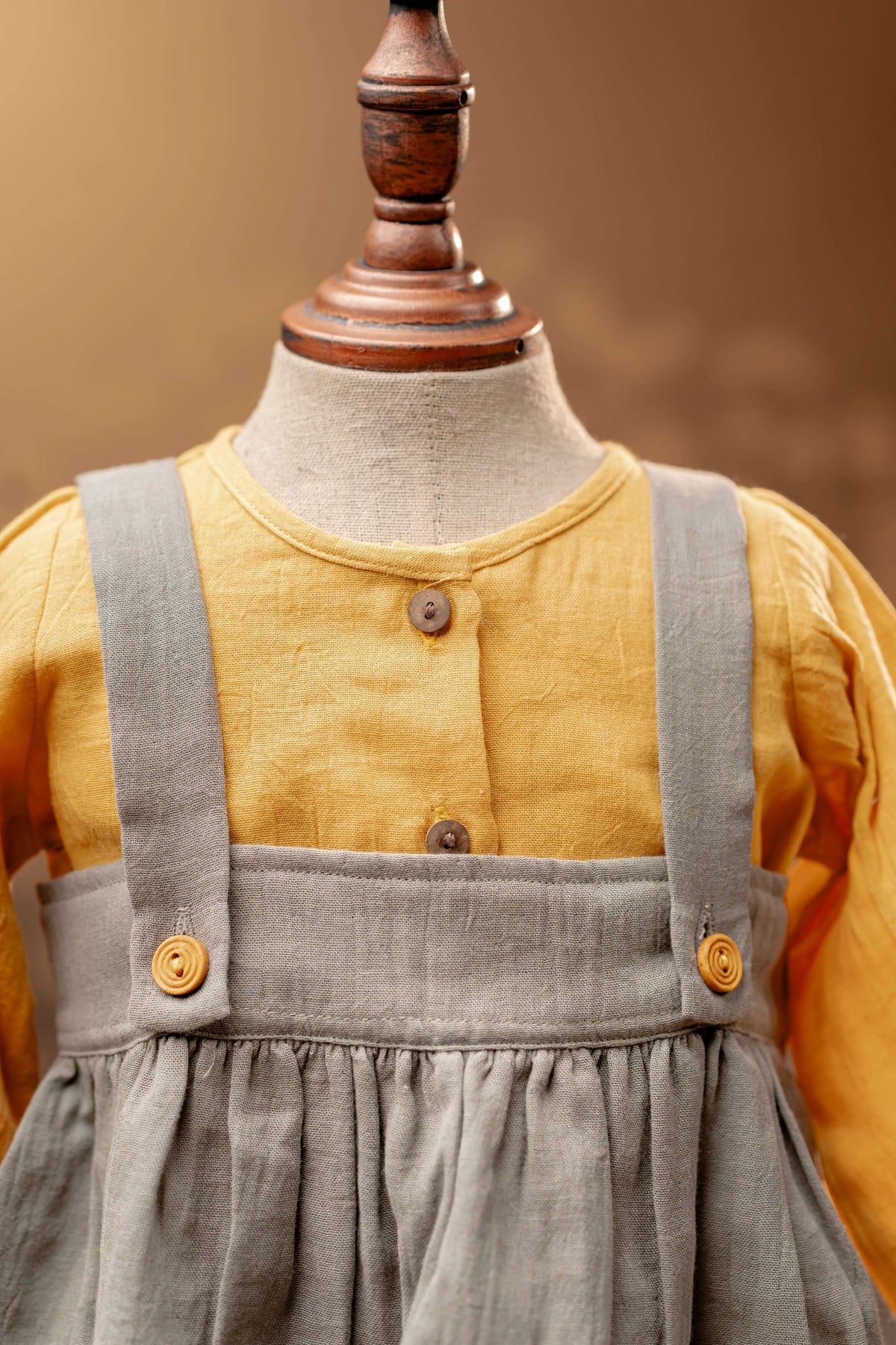 Sidewalk Picnic Pinafore Dress Set